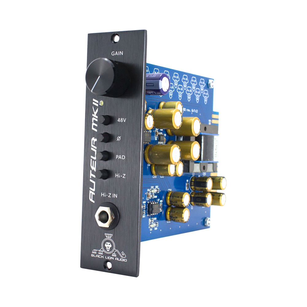 Auteur MKII 500 500Series Mic Pre Black Lion Audio RAD Distribution